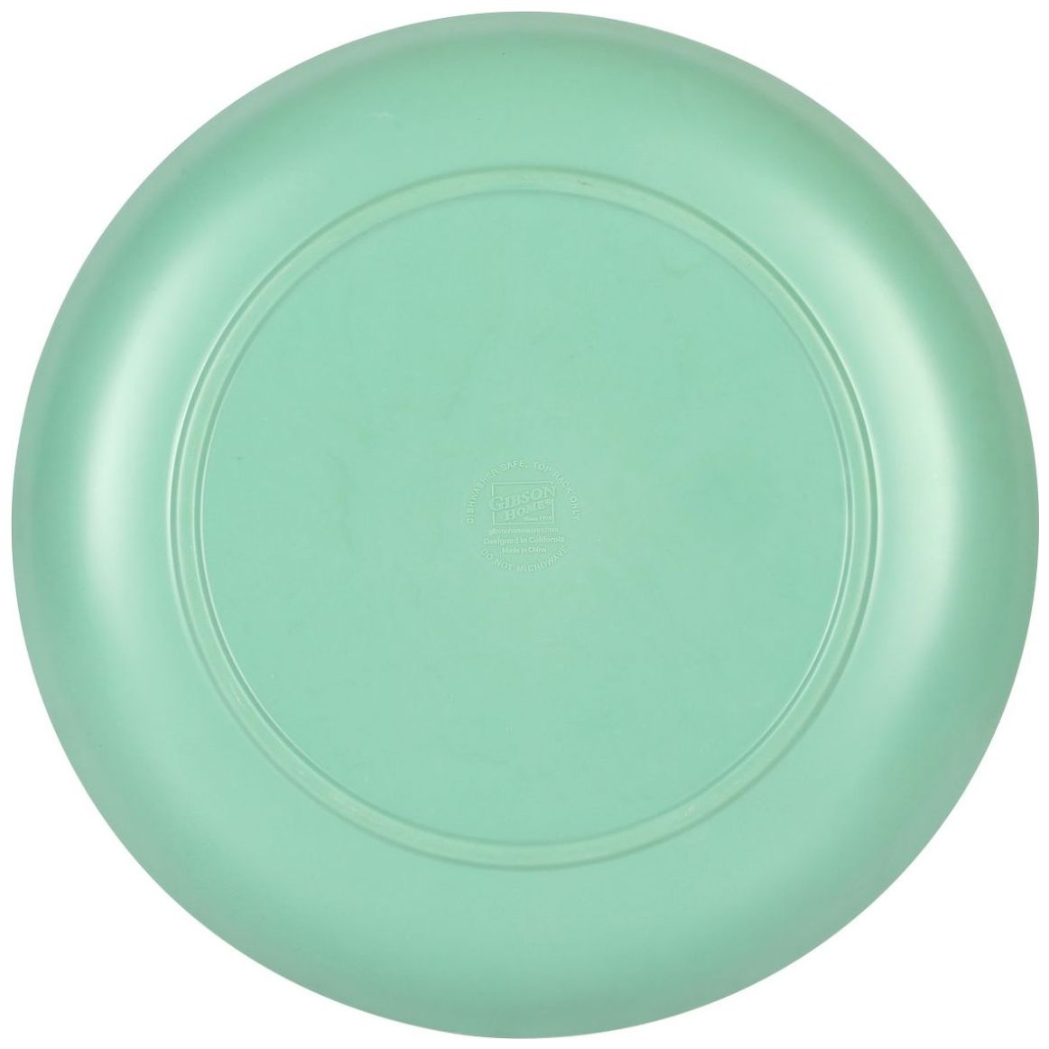 4 Platos Trinche Verde Mate Melamina Gibson Home