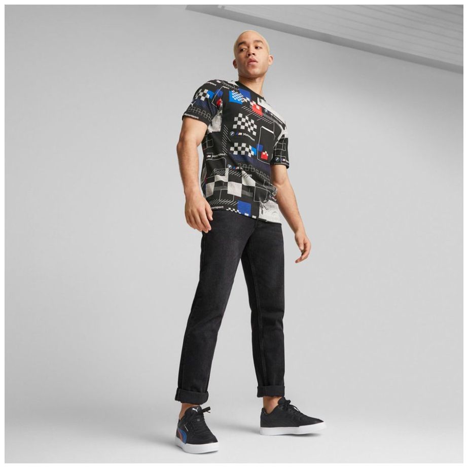 Tenis Puma Negro Bmw para Hombre