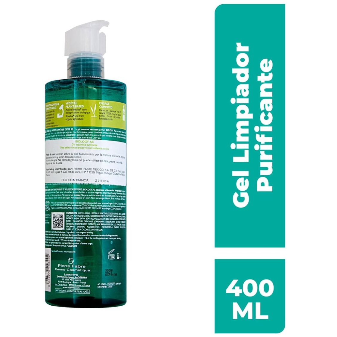 Aderma Biology Ac Gel Espumoso 400 Ml