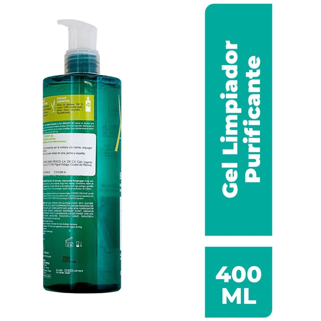 Aderma Biology Ac Gel Espumoso 400 Ml