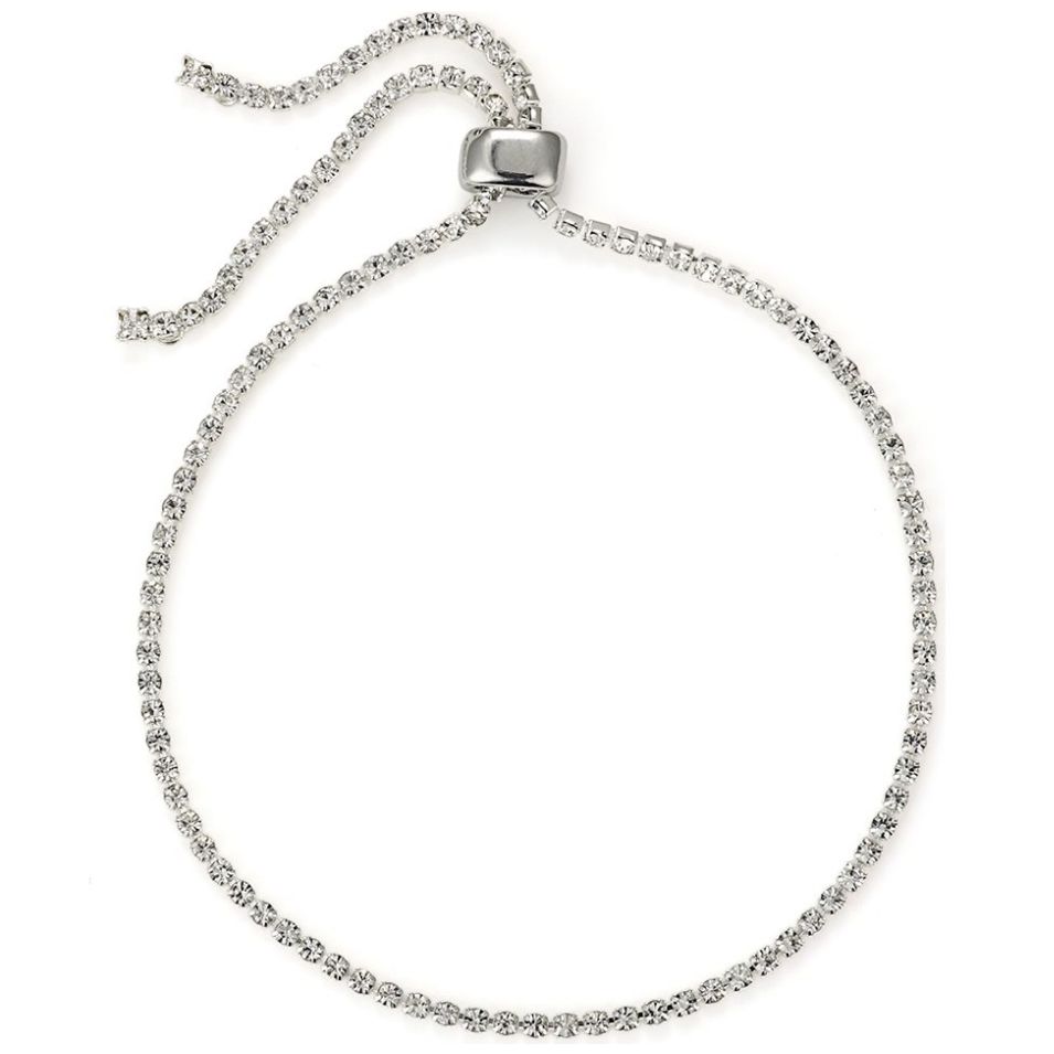 Pulsera 1H Ajustable con 1 Línea de Dristales Roxxy Bijoux