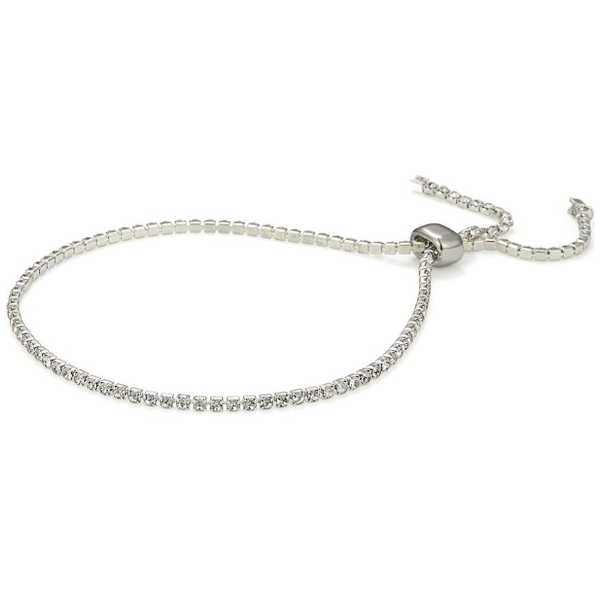 Pulsera 1H Ajustable con 1 Línea de Dristales Roxxy Bijoux