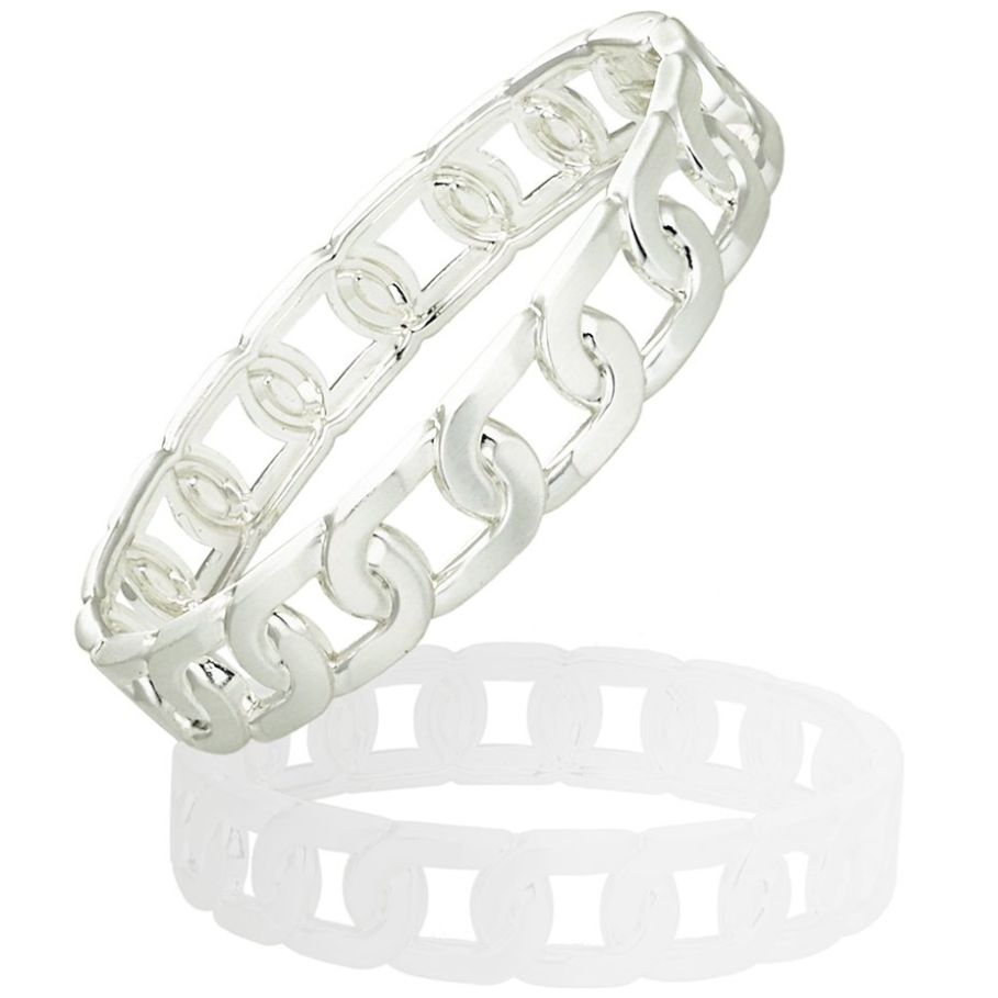 Pulsera Rígida Forma de Eslabones Roxxy Bijoux