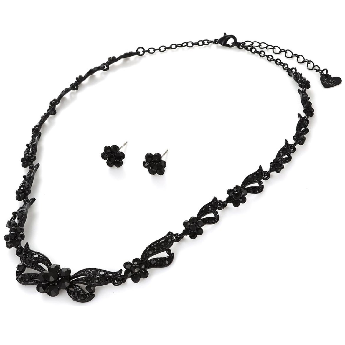 Juego Collar Y Aretes 1H con Moño Roxxy Bijoux