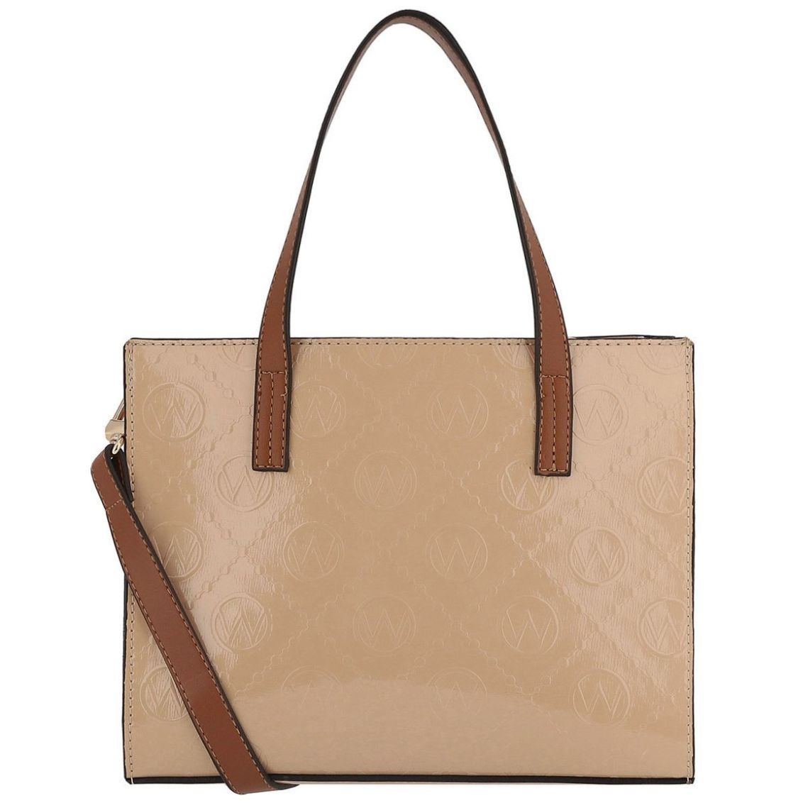 Bolsa Satchel Nude/multicolor Westies