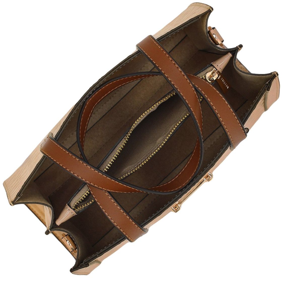 Bolsa Satchel Nude/multicolor Westies
