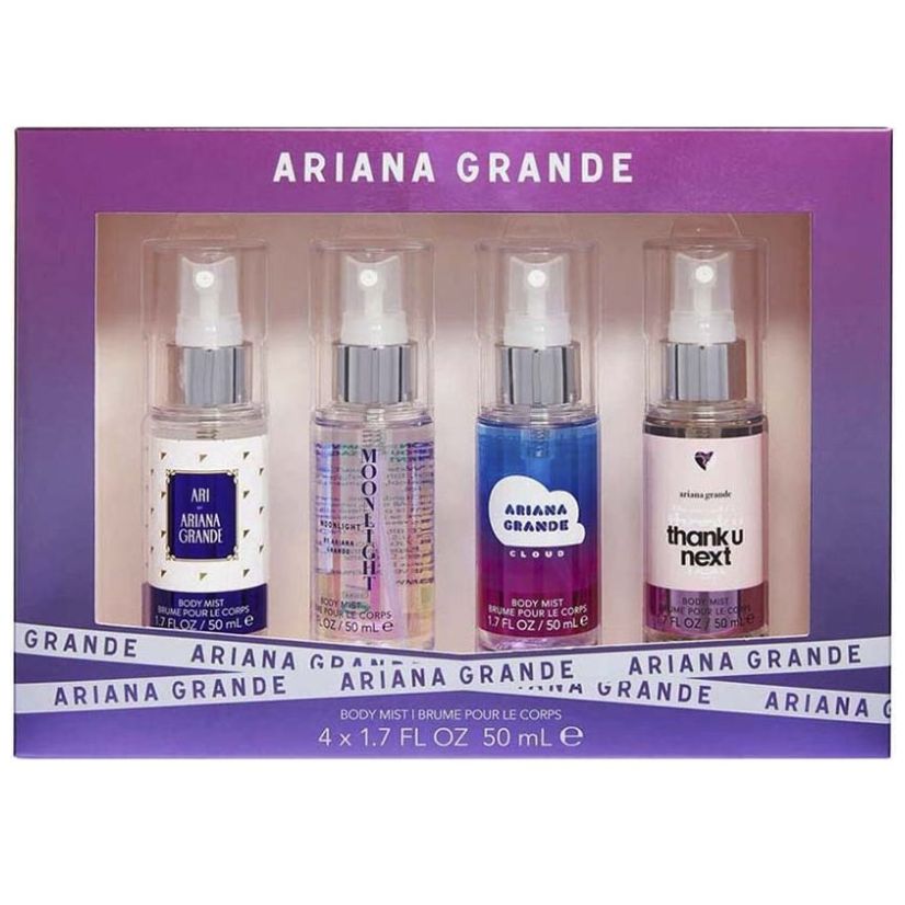 Set Fragancia para Mujer Ariana Grande 4Pc Mini Body Mist 50 Ml