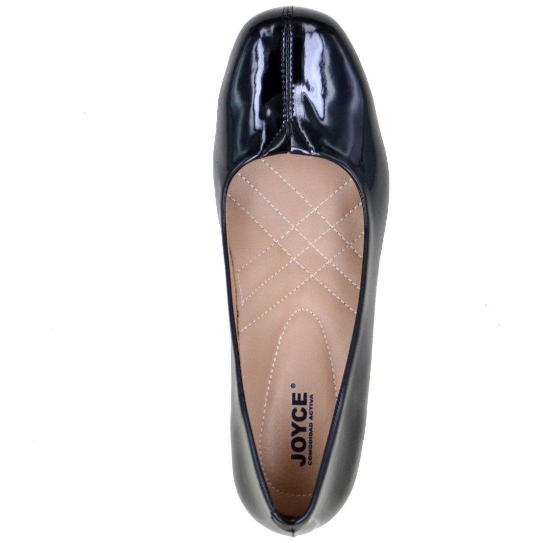 Zapatilla Lisa Charol Negro Joyce