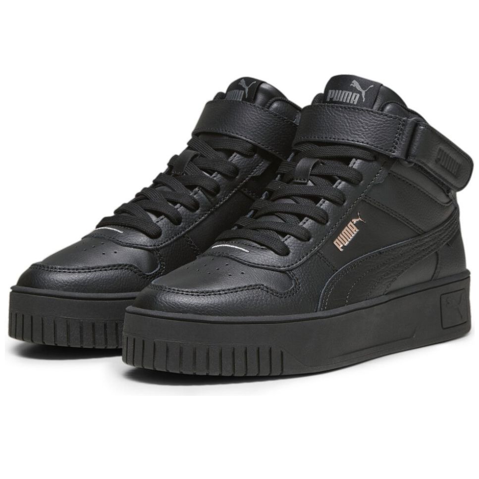 Tenis Negro de Bota con Cinta Ajustable Puma