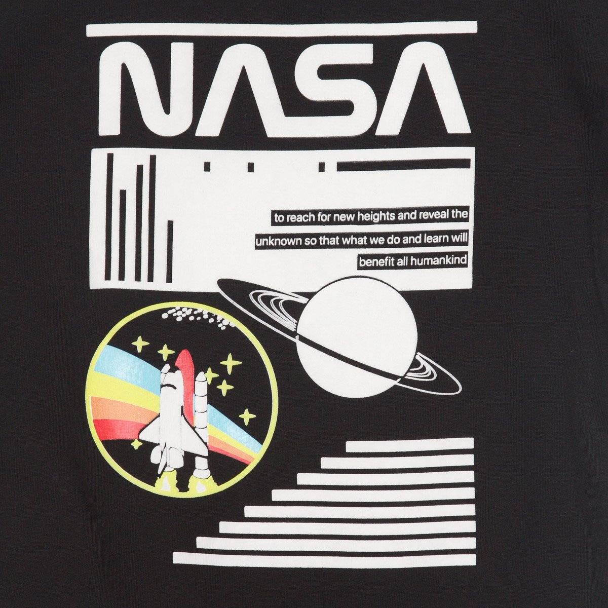 Sudadera Larga Estampada para Niña Nasa