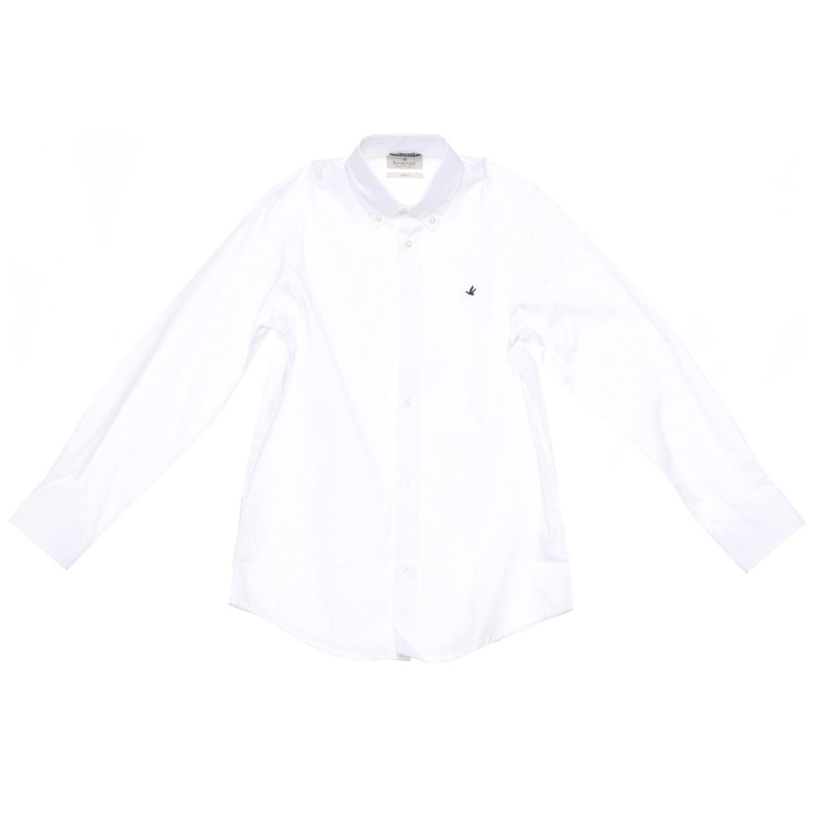 Camisa Lisa Manga Larga para Niño Brooksfield