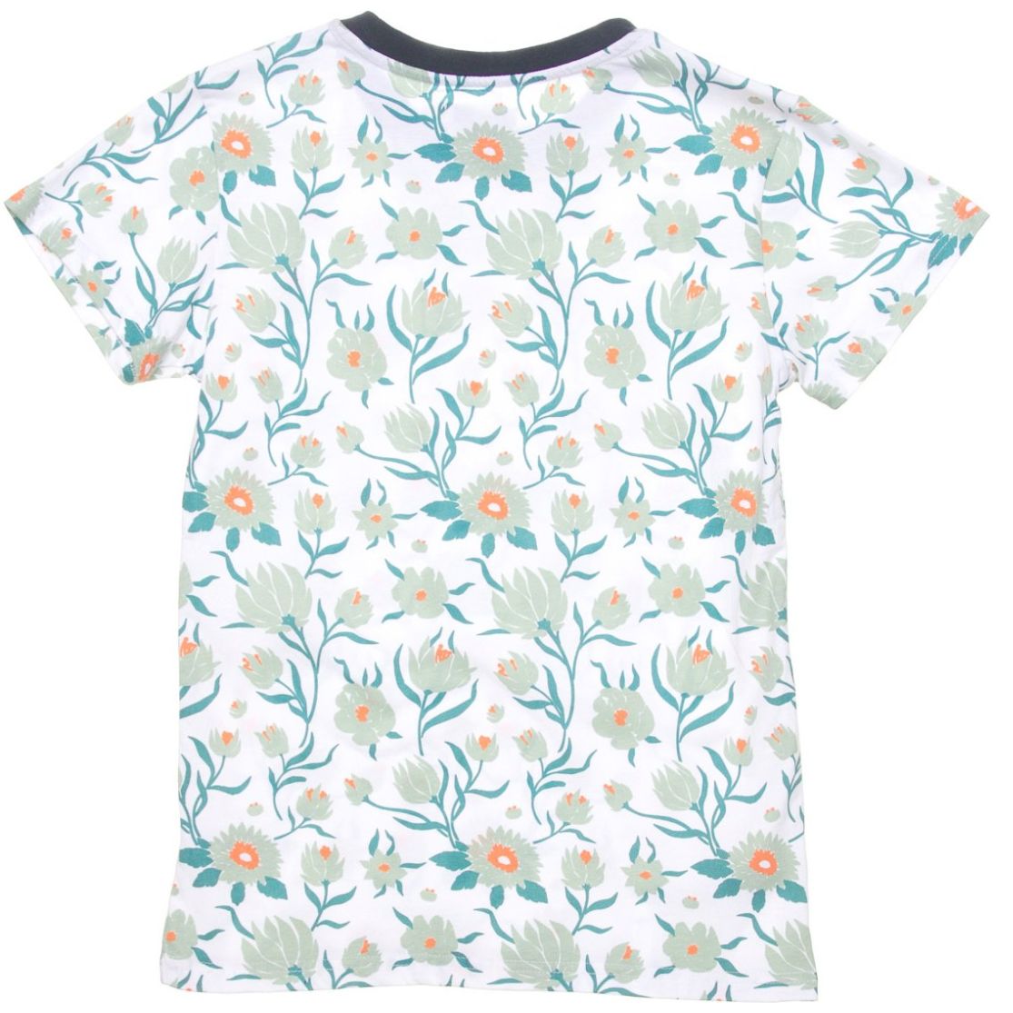 Playera Estampada Flores Manga Corta Cuello Redondo para Niño Brooksfield