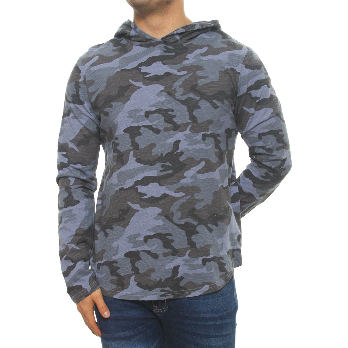 Playera Camuflaje Manga Larga para Hombre Jeanious