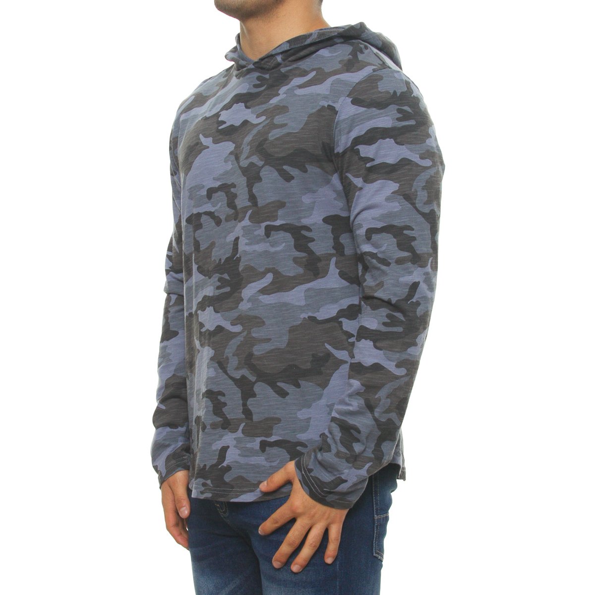 Playera Camuflaje Manga Larga para Hombre Jeanious
