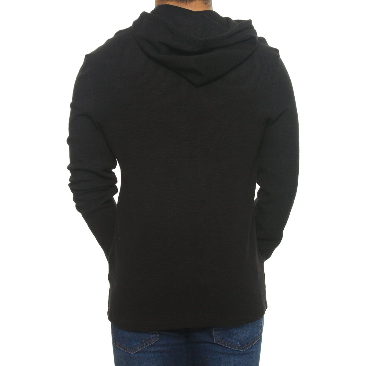 Playera Manga Larga con Capucha para Hombre Fukka