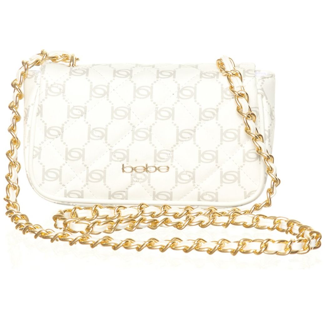Bolso White Grey Mono Crossbody Bebe