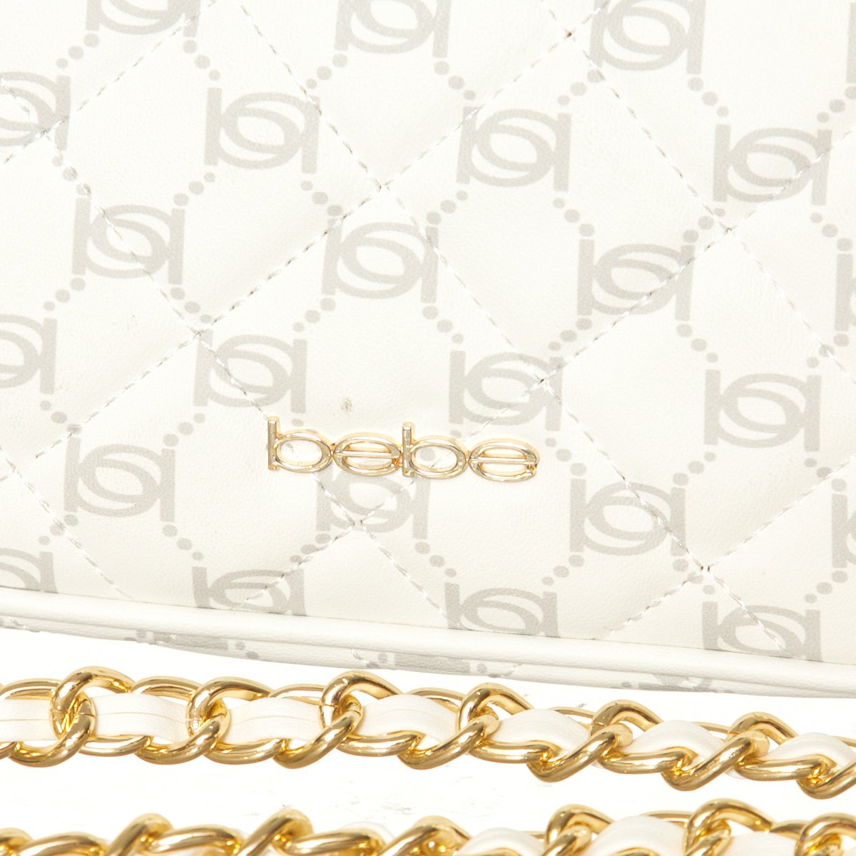 Bolso White Grey Mono Crossbody Bebe