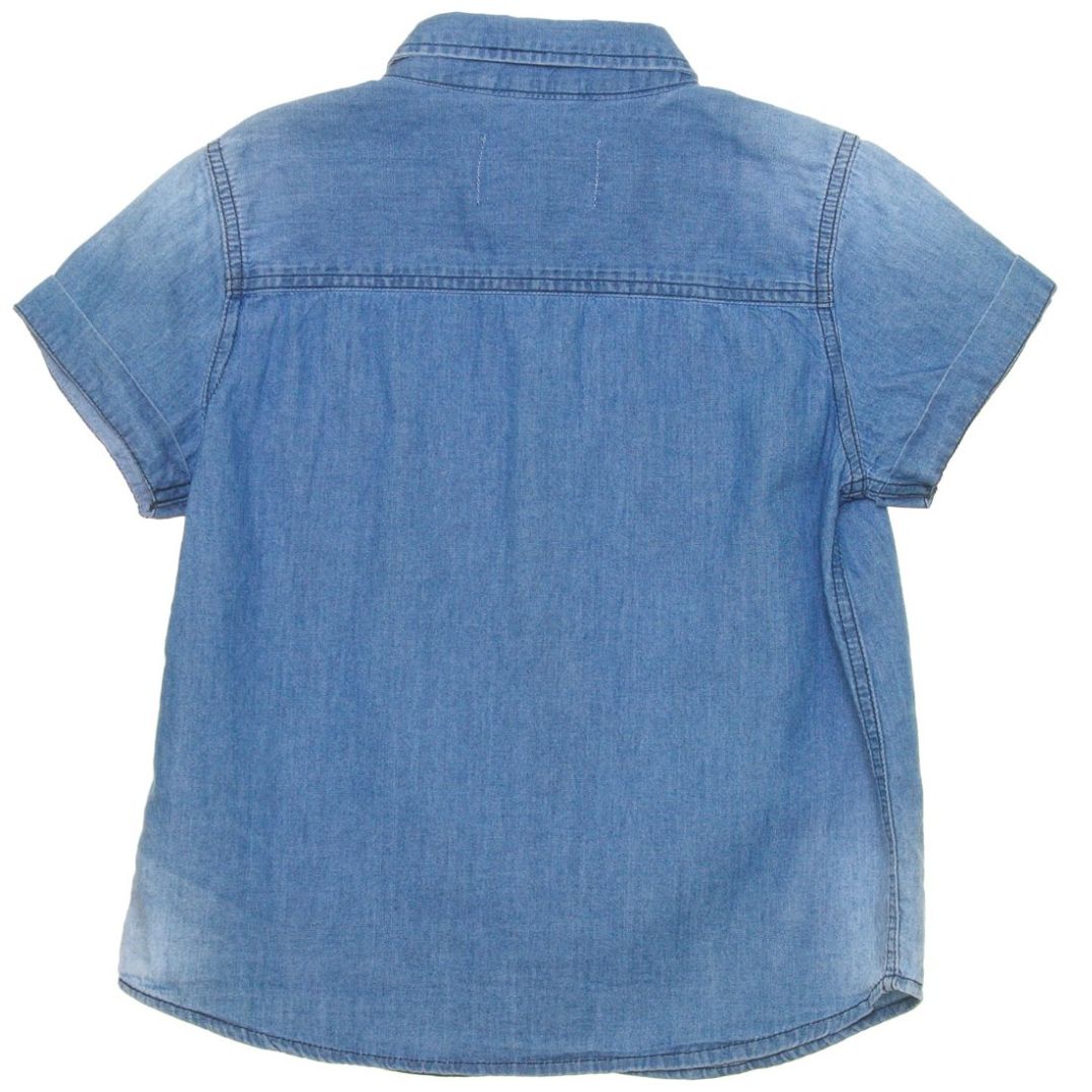Camisa Manga Corta de Mezclilla para Niño Royal Polo Club