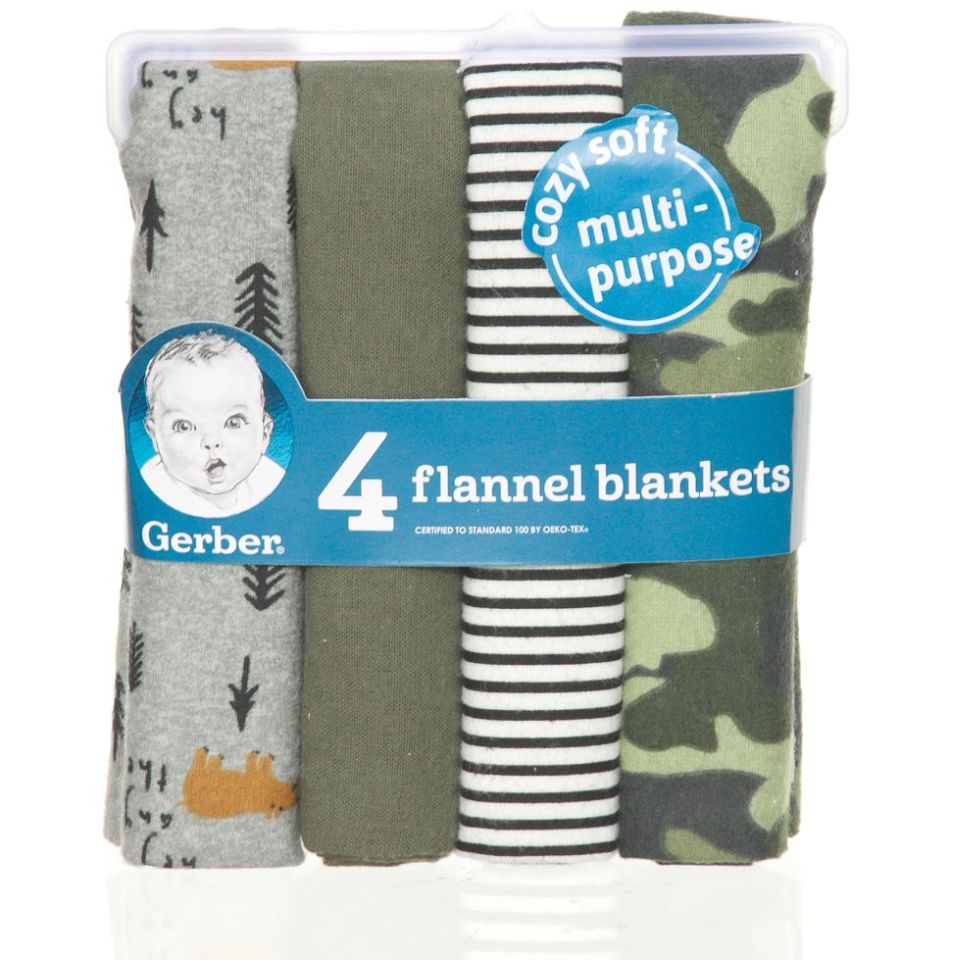 Mantas Set de 4 para Bebé Gerber