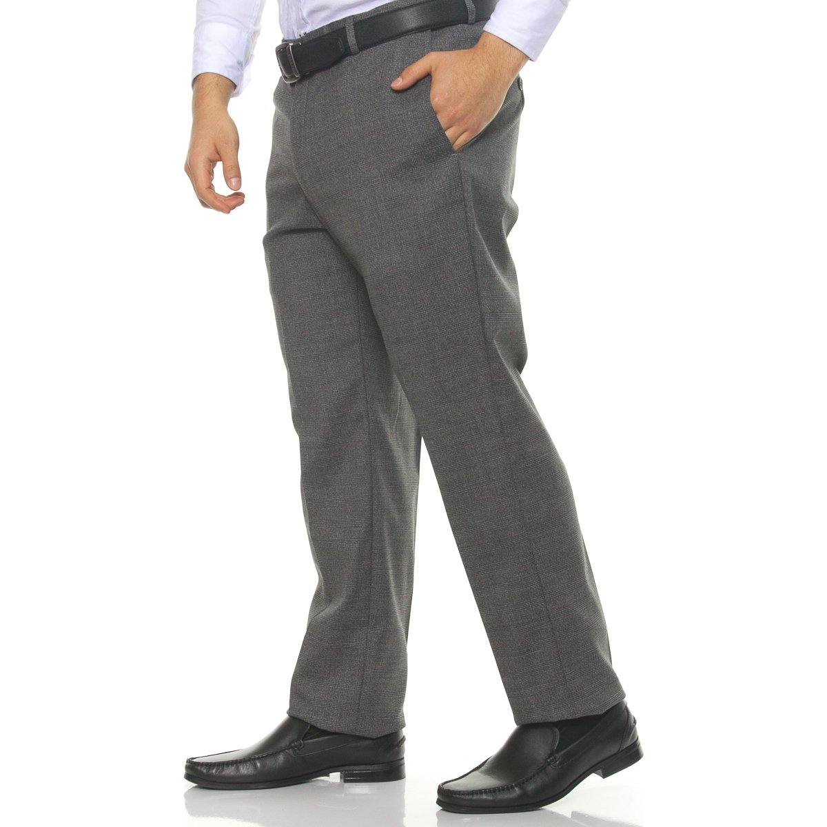 Pantalón de Vestir Cintura Ajustable Slim para Hombre Yale