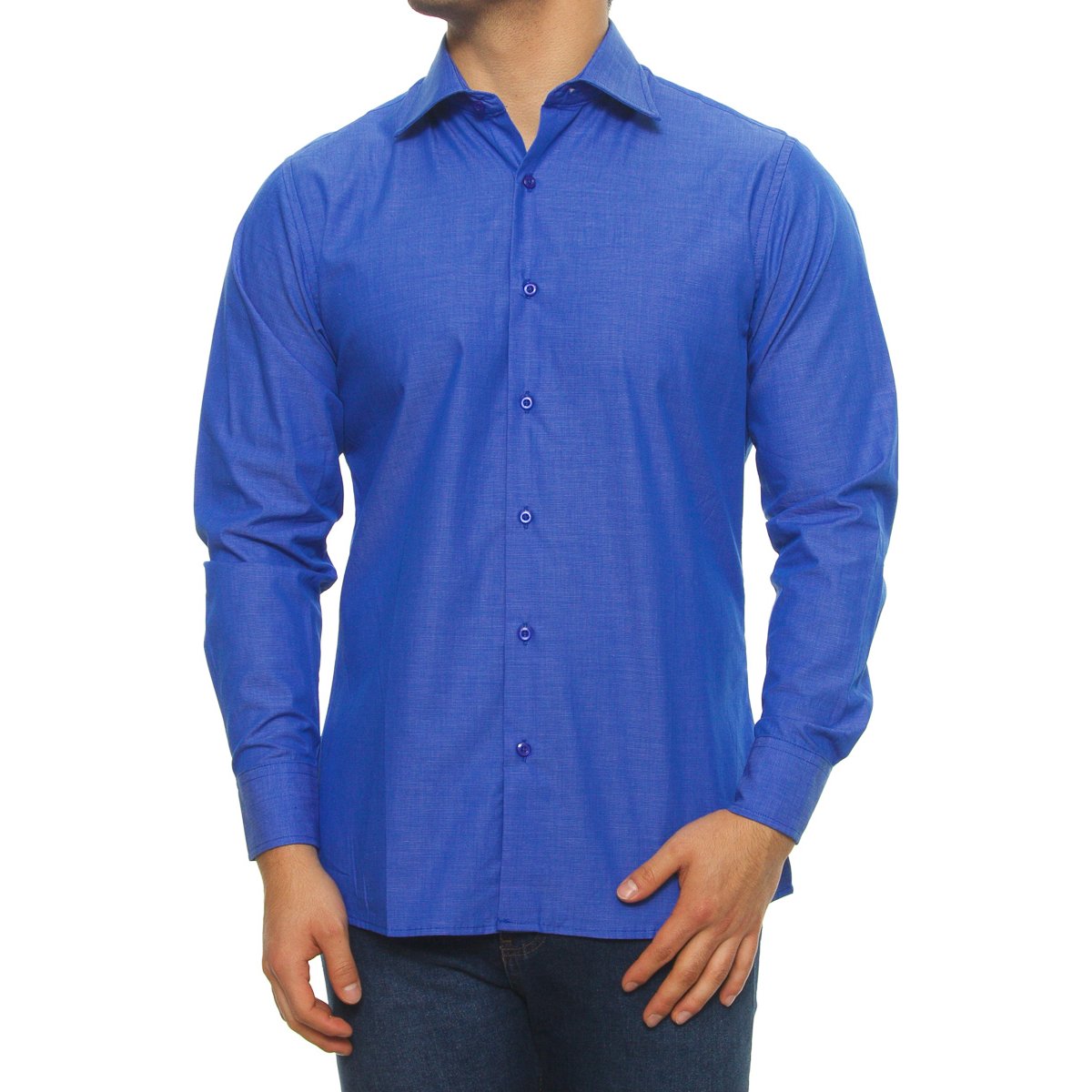Camisa de Vestir Slim Fit para Hombre Carlo Corinto