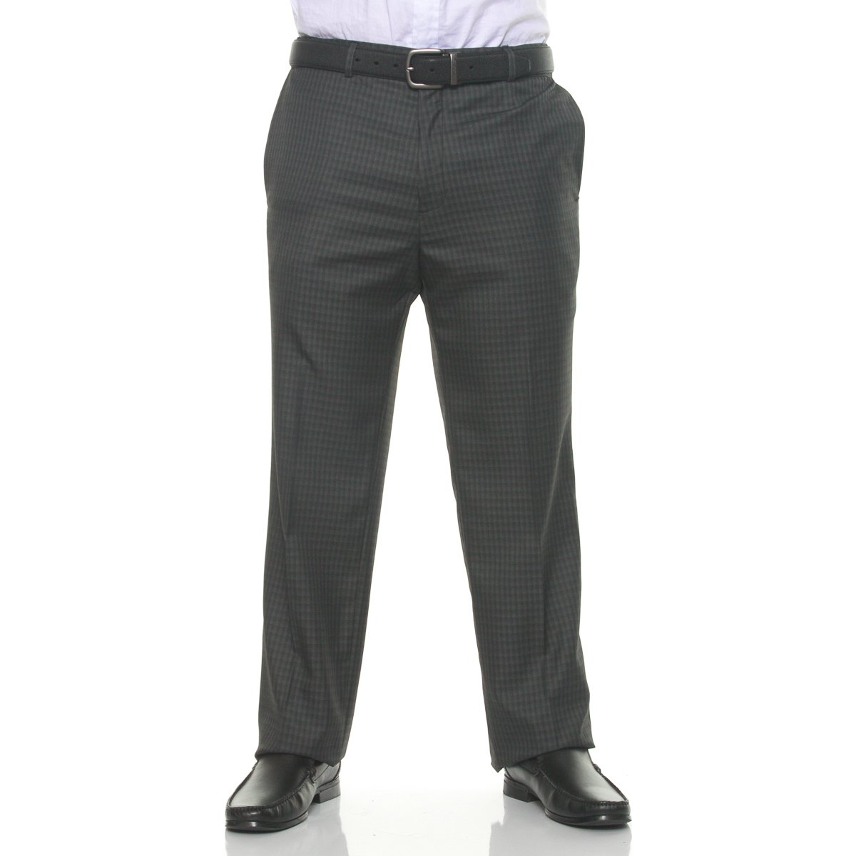 Pantalon Slim Fit Modelo Elo Hy70295Ox Gris Oxford Haggar para Hombre