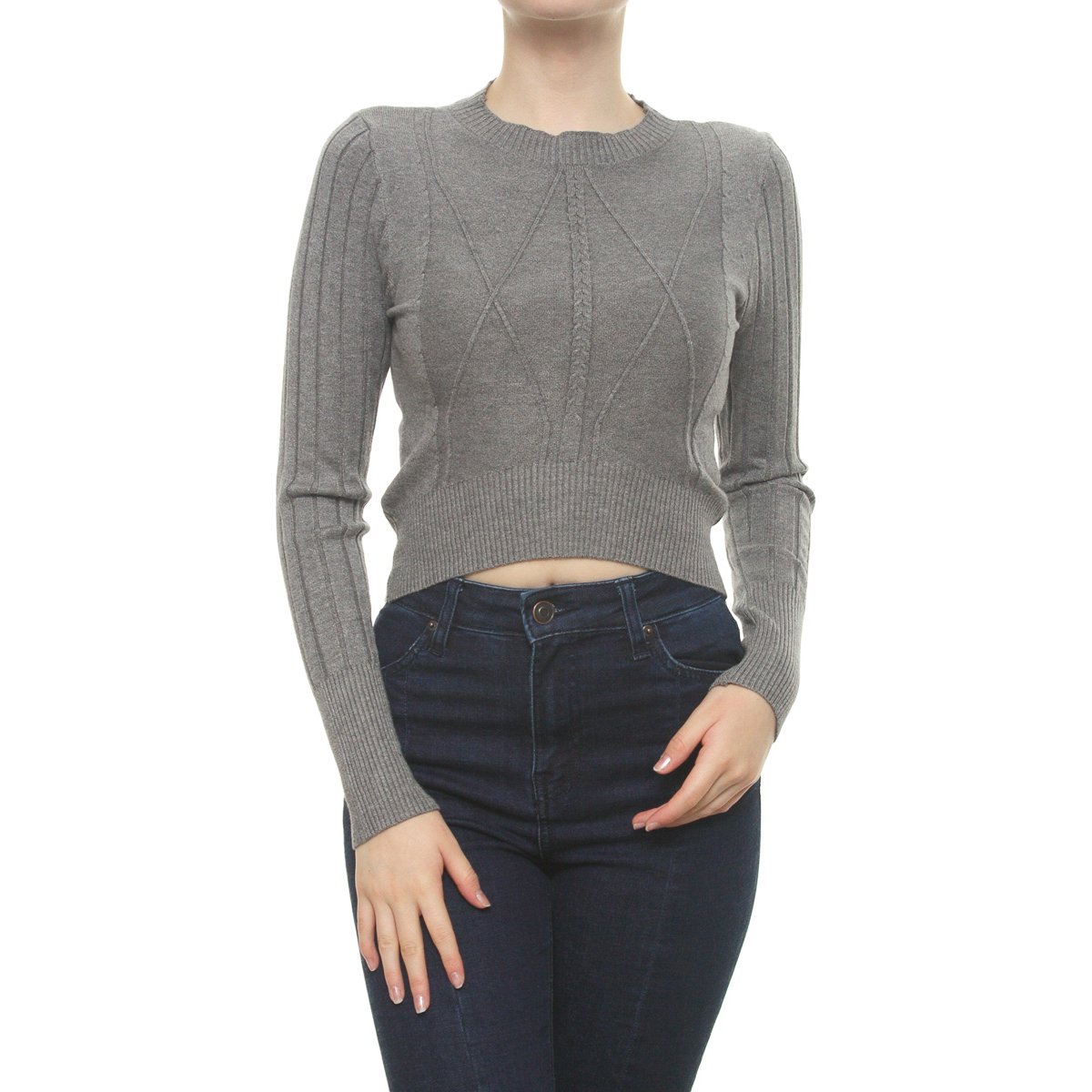 Suéter Tejido de Punto Manga Larga para Dama Brittany Moore