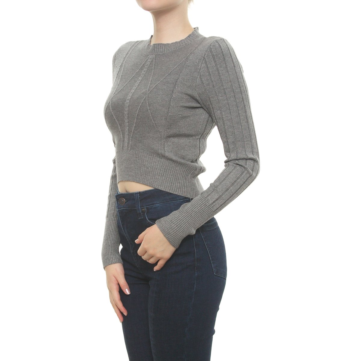 Suéter Tejido de Punto Manga Larga para Dama Brittany Moore