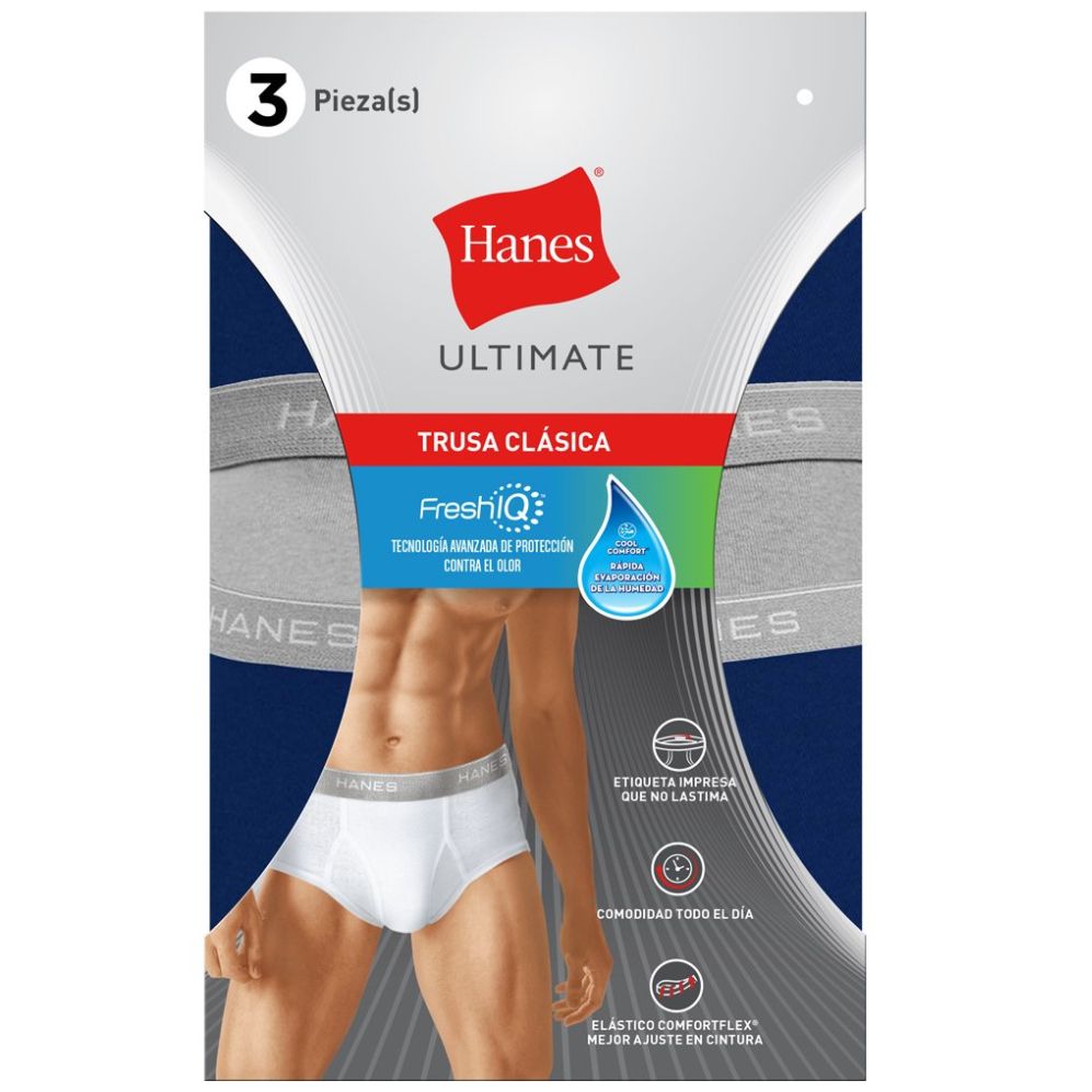 Trusa Hanes 3 Pack para Hombre