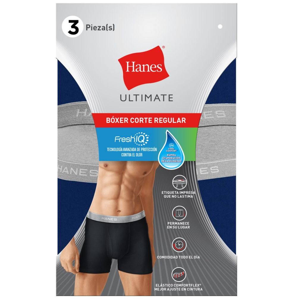 B xer Hanes Brief 3 Pack para Hombre