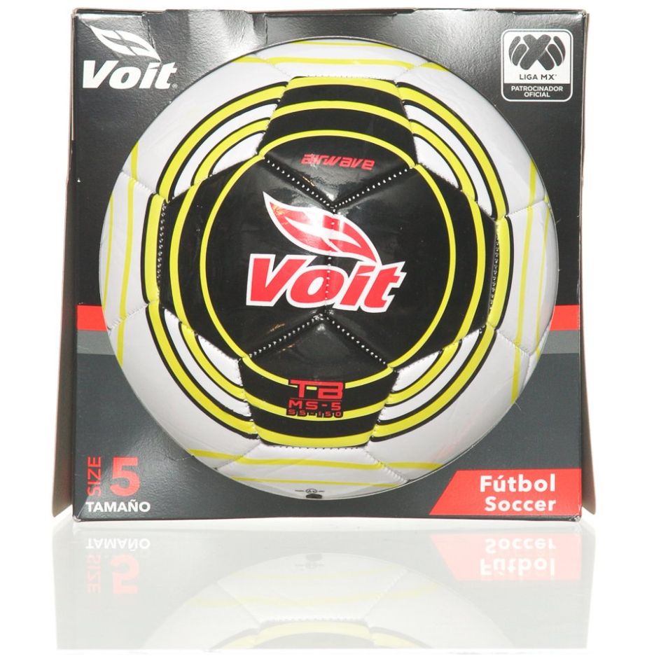 Balon Soccer Voit 5 Aire Wave Amarillo