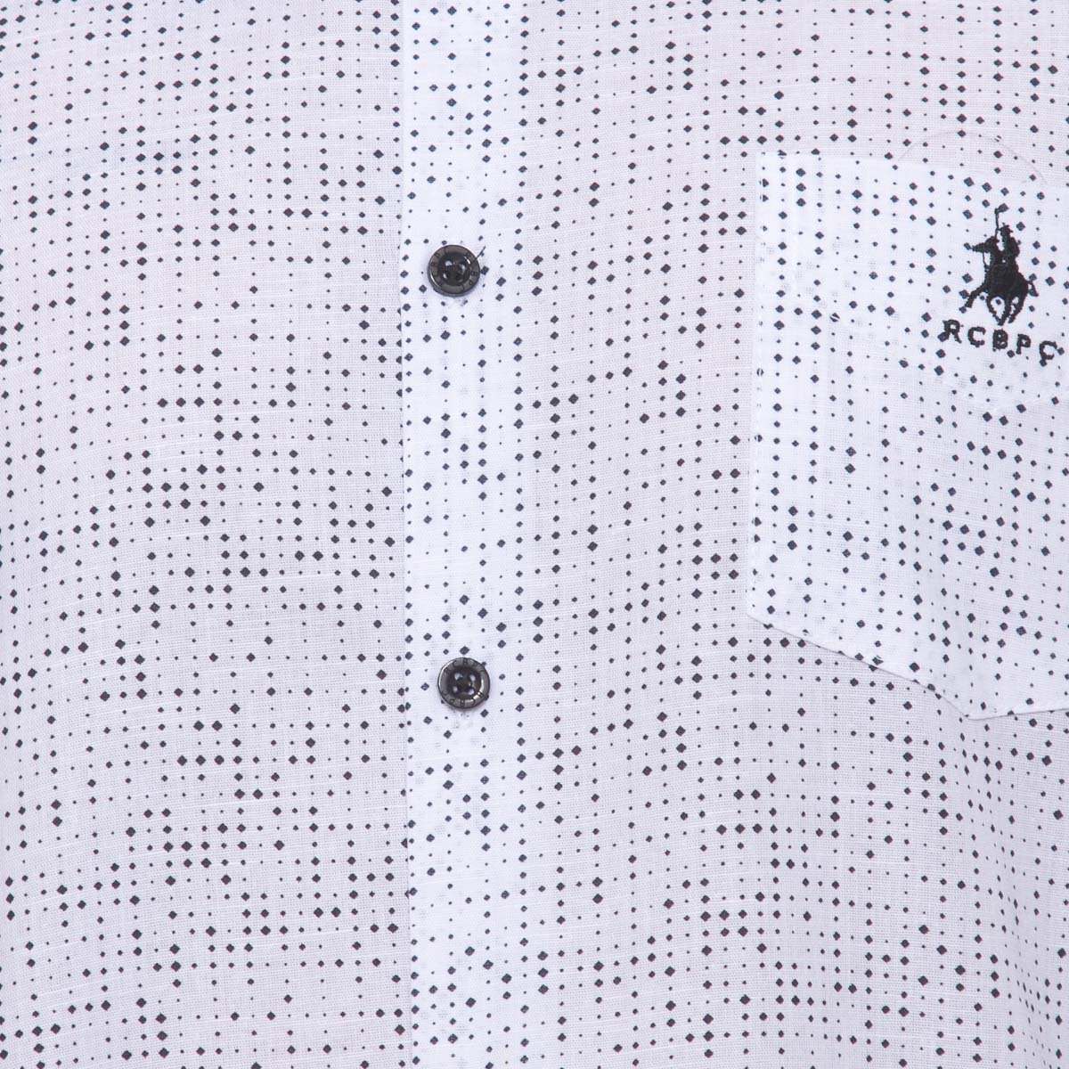 Camisa Casual Estampada Manga Larga para Hombre Polo Club