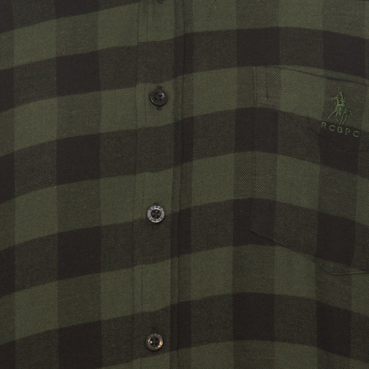 Camisa Casual Estampada Cuadros Manga Larga para Hombre Polo Club