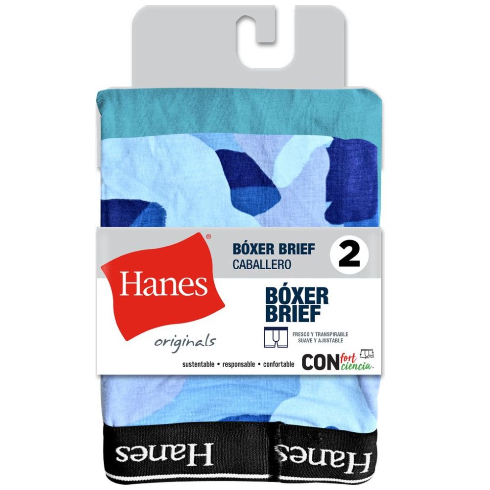 Bóxer Hanes Brief 2 Pack para Hombre