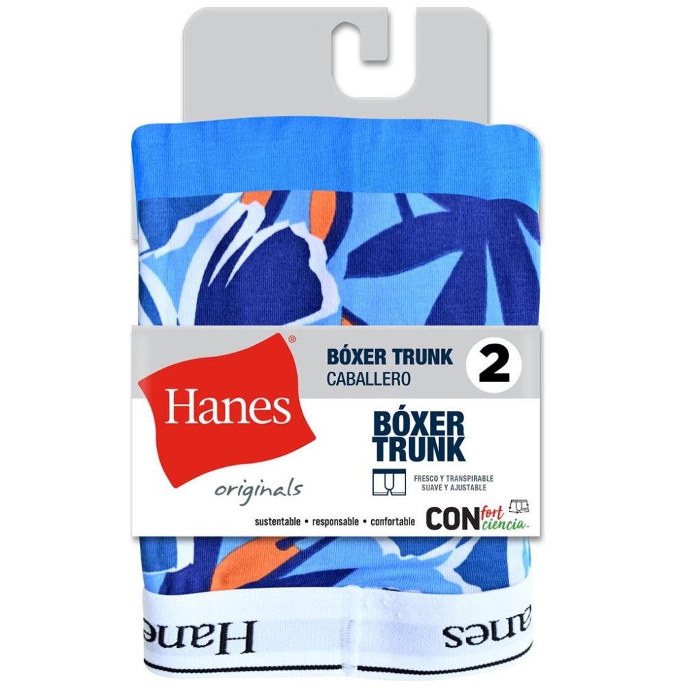 Bóxer Hanes Trunk 2 Pack para Hombre