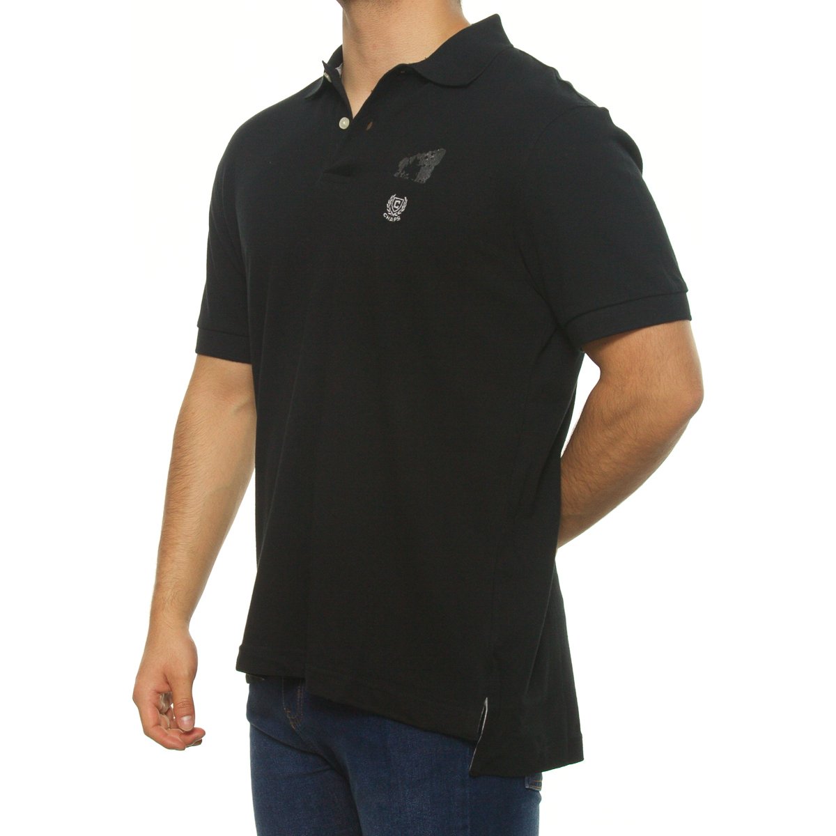 Playera Polo Lisa Manga Corta para Hombre Chaps