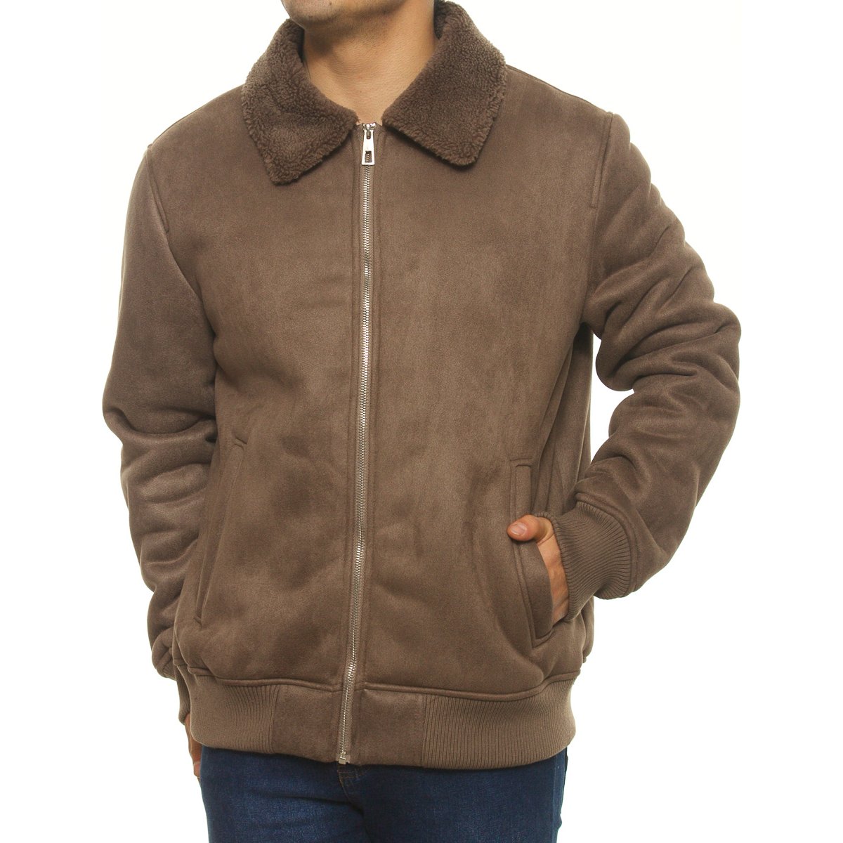 Chamarra Tipo Gamuza para Hombre Hollander