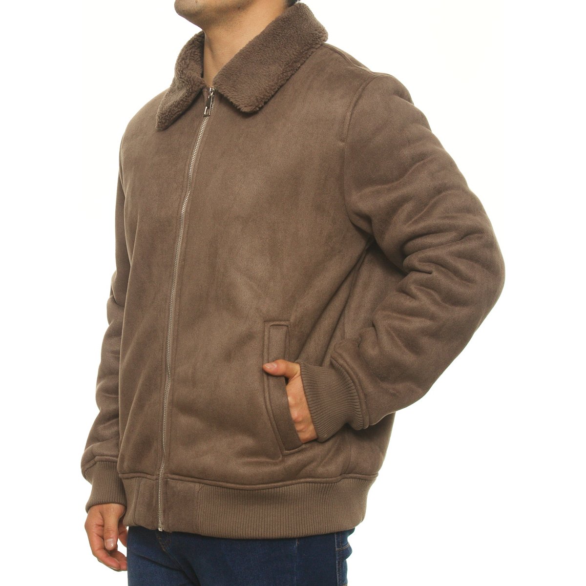 Chamarra Tipo Gamuza para Hombre Hollander