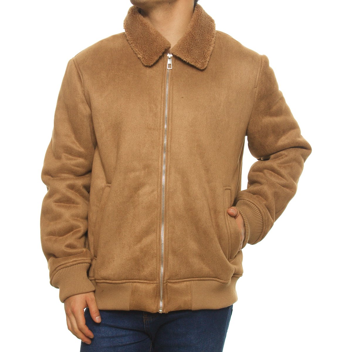 Chamarra Tipo Gamuza para Hombre Hollander