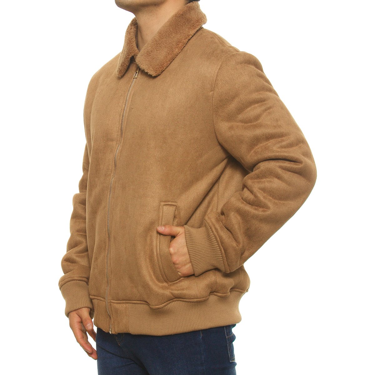 Chamarra Tipo Gamuza para Hombre Hollander