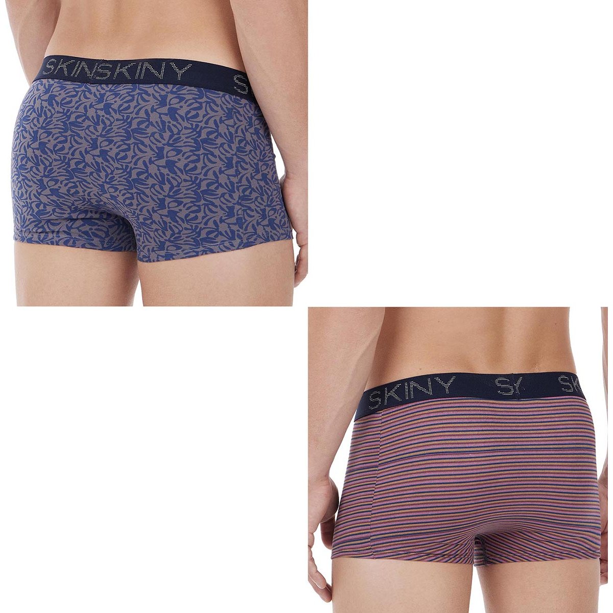 Skiny Boxer Uomo In Morbido Cotone – Confezione Da 2, Vestibilità Perfetta
