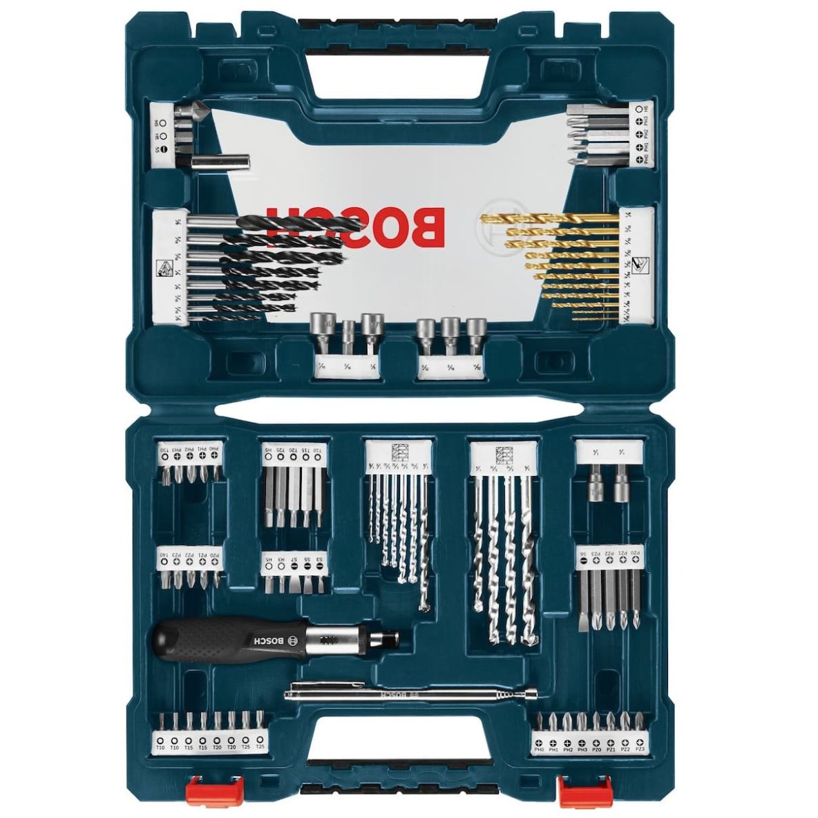 Set X- Line Azul Pulgadas 91Pz Bosch
