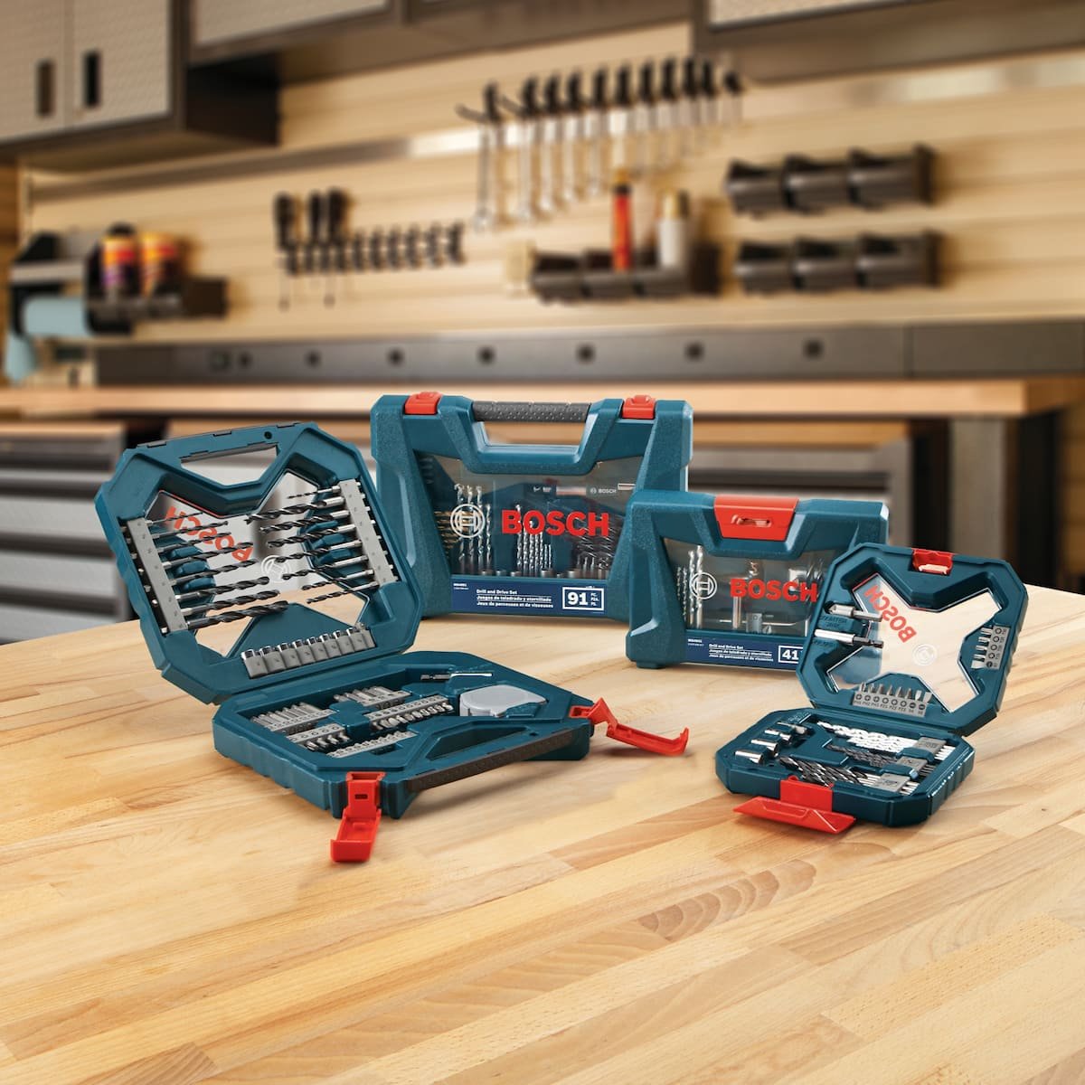 Set X- Line Azul Pulgadas 91Pz Bosch