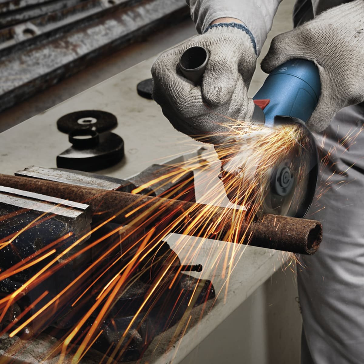 Mini Esmeril Bosch Gws-700 710W 5/8" + 5 Discos