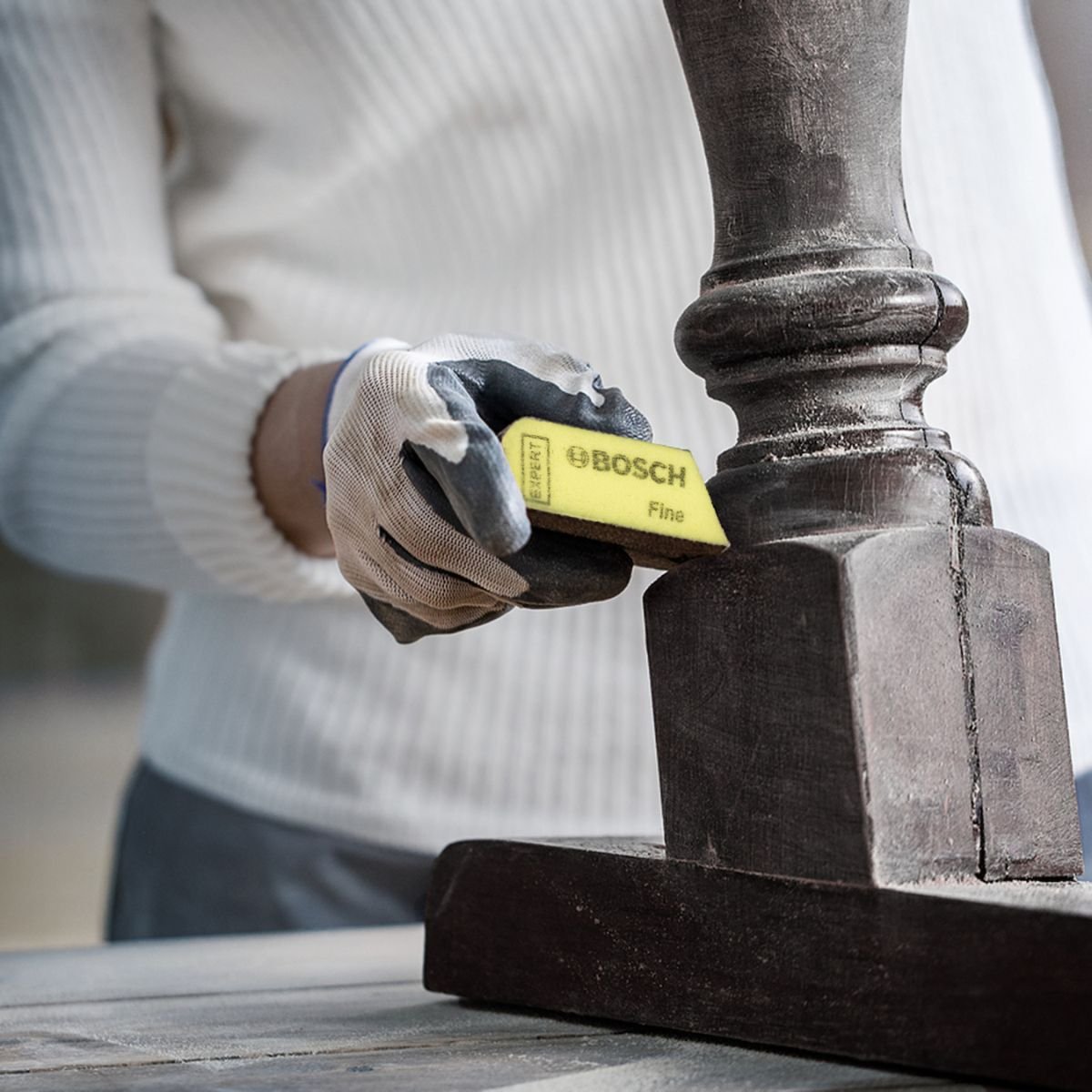 Esponja Bosch Abrasiva para Contorno Grano M/f/sf 3Pz