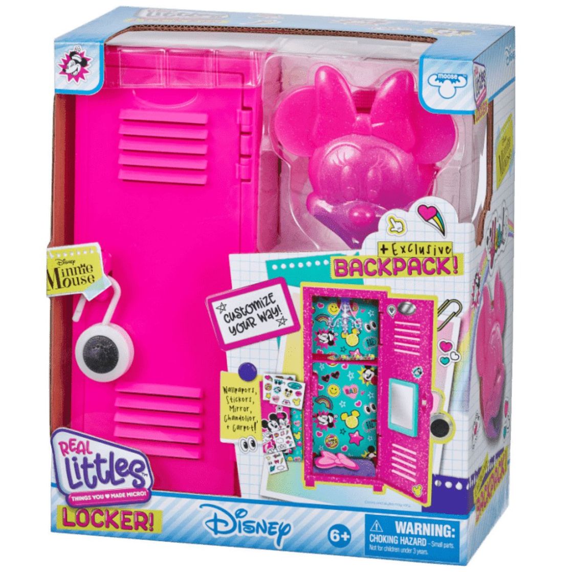 Real Littles  T3 Disney Locker + Backpack