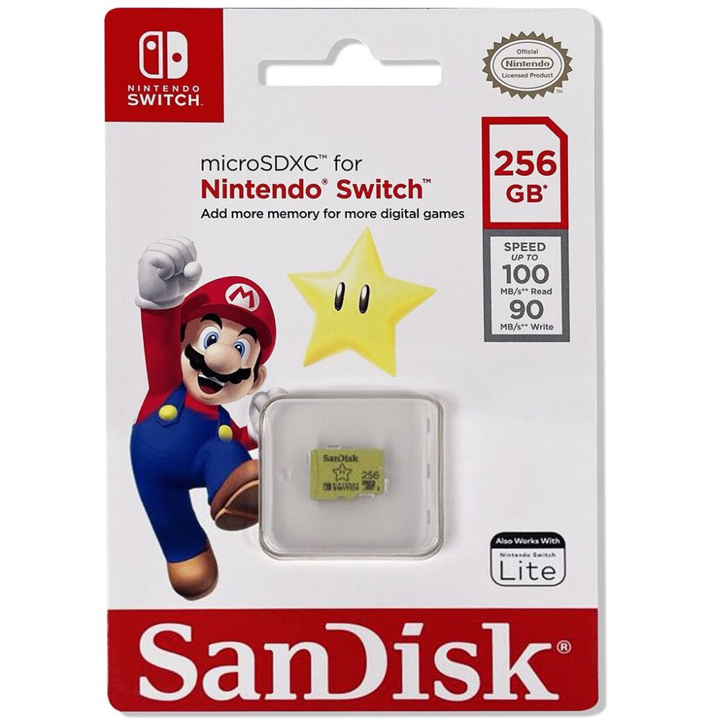 Switch Memoria Micro SD 256 gb SanDisk Edicion Mario – GameStation