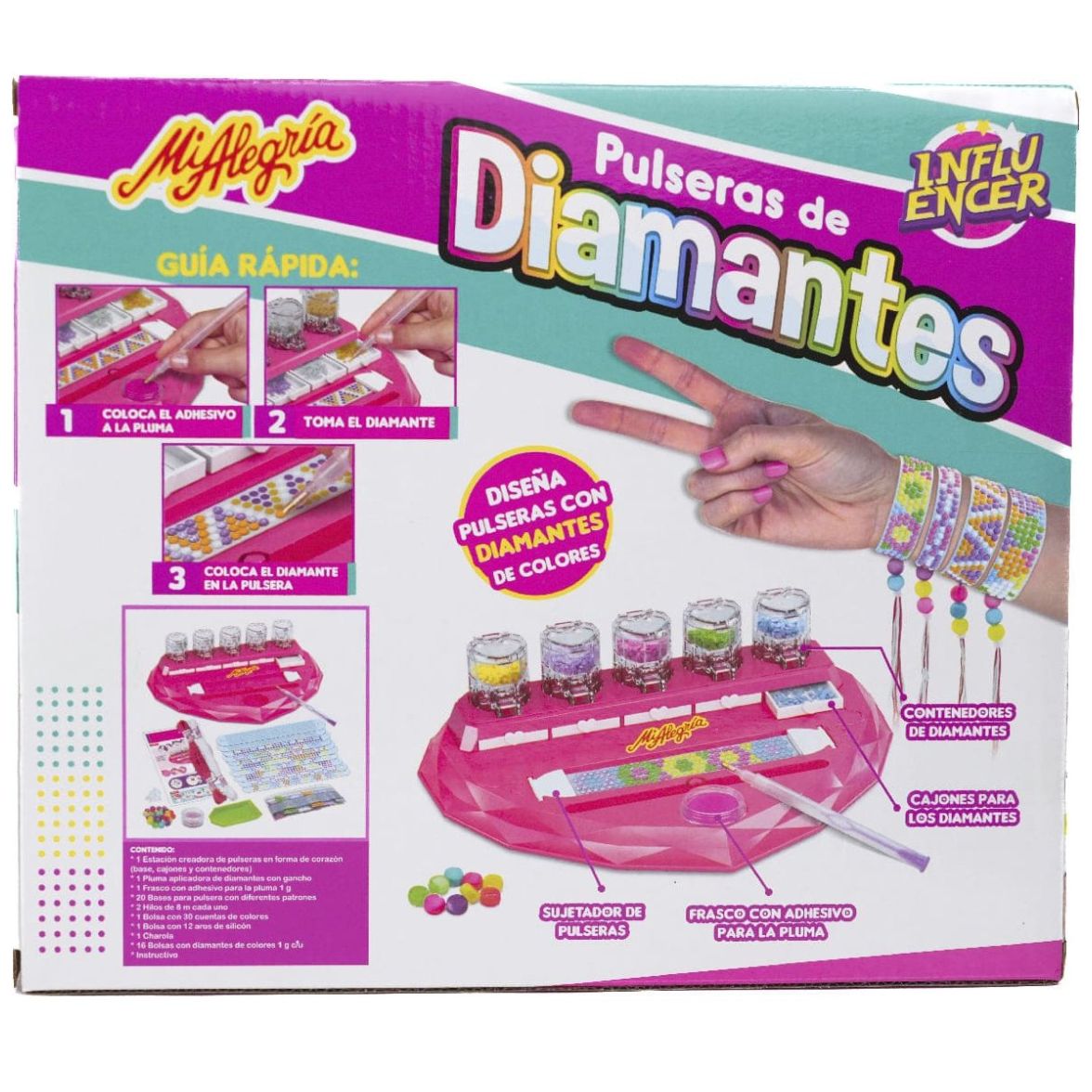 Influencer Pulseras de Diamantes Mi Alegría