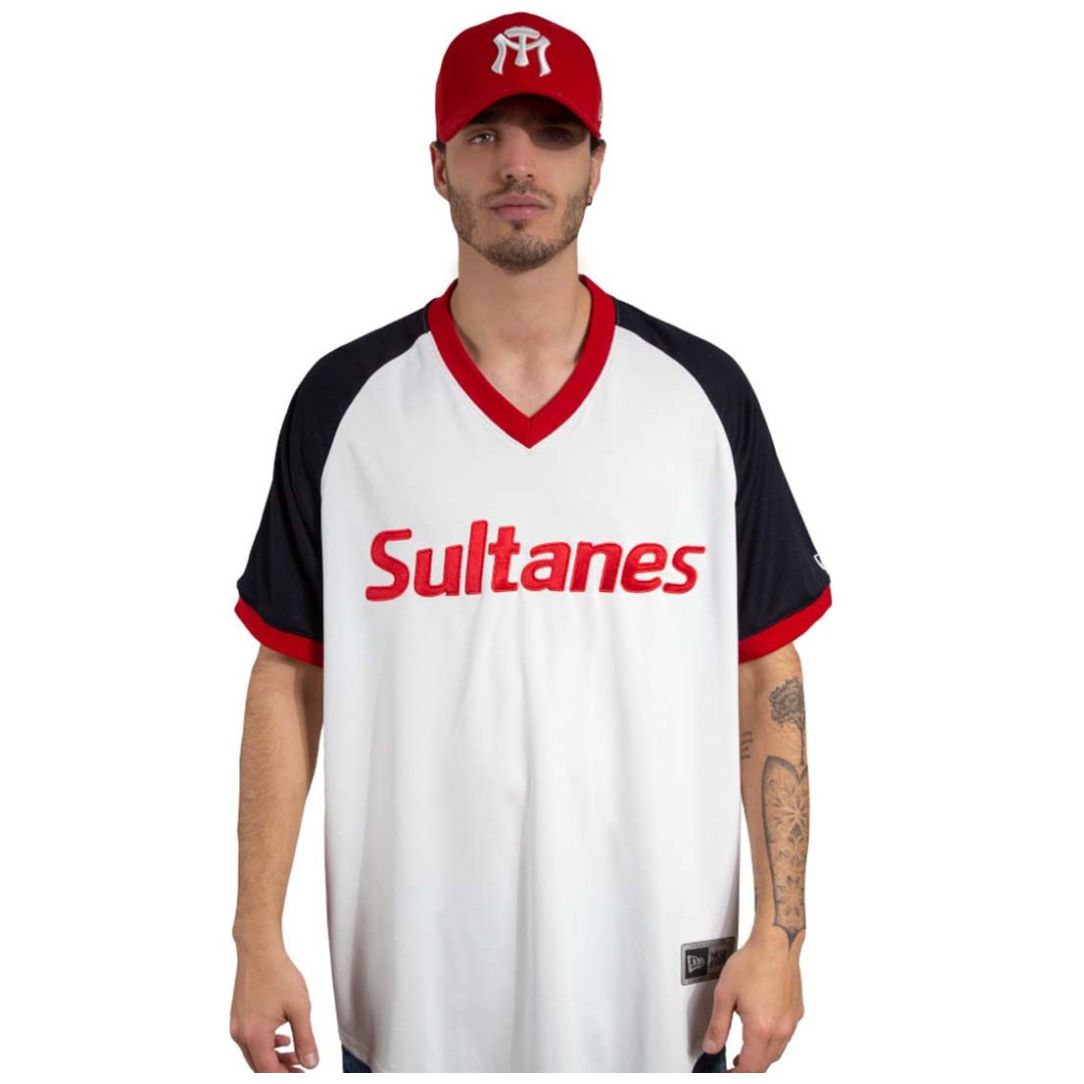 Jersey New Era Lmb Sultanes de Monterrey Retro 3 para Hombre