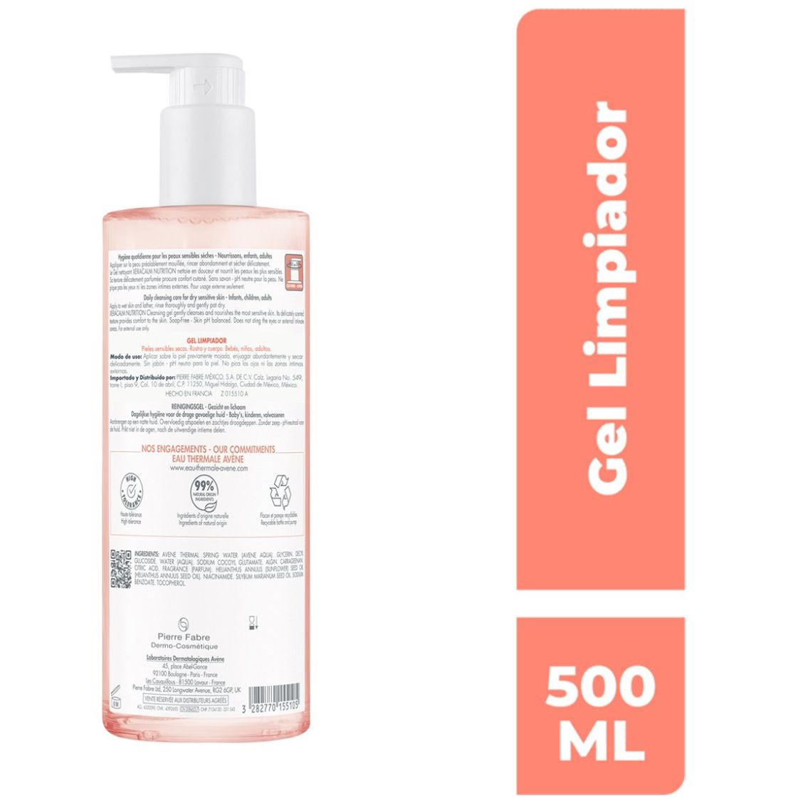 Avène Xeracalm Nutriotion Gel 500 Ml